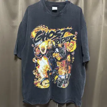 GHOST RIDER 다크 그레이 티셔츠