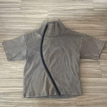 웨이브 지퍼 슬리브 TEE