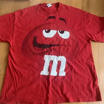 m&m's 빨간색 캐릭터 티셔츠