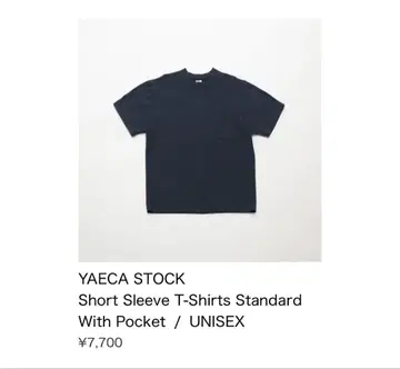 YAECA 반팔 티셔츠 Standard With Pocket