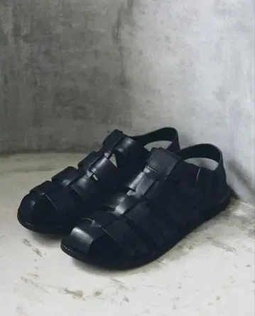 투데이풀 Leather Belt Sandals black 38