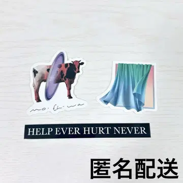 후지이 카제 스티커 커튼 소 HELP EVER HURT NEVER