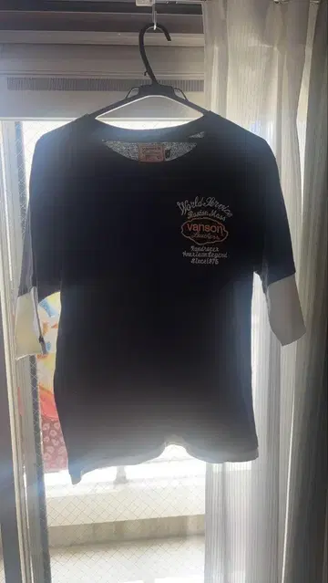 vanson 블랙 티셔츠 M 사이즈