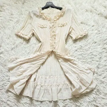 Juan Pleats 플리츠 튜닉 프릴 가디건