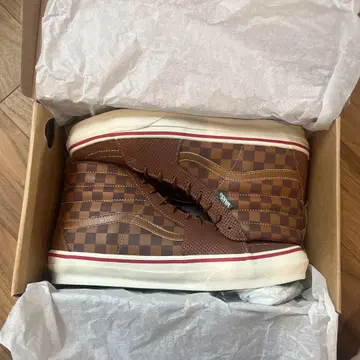 Vans deluxe SK8-HI V38-DLX 디럭스 가죽 USA10