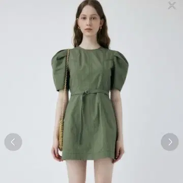 moussy MINI 드레스 원피스 퍼프 슬리브