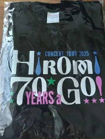 고 히로미 티셔츠 투어 2025 Hiromi 70years a Go S
