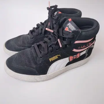 푸마 하이컷 24.5cm 스니커즈 키티 콜라보 한정판