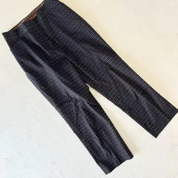 지아니로 주디체 테이퍼드 팬츠 큐프라 혼방 스트레치 블랙 계열 M