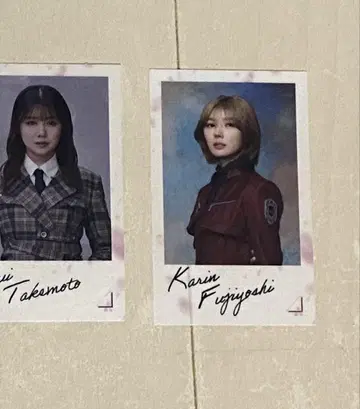 후지 요시카 카린 클리어 스티커