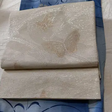 나비 후쿠로 오비 여름 아이템 여름 후쿠로 오비 명주 순수 실크