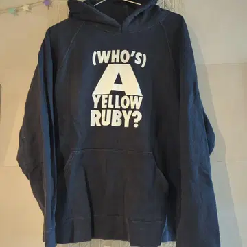(WHO'S )A YELLOW RUBY? 빈티지 후드티