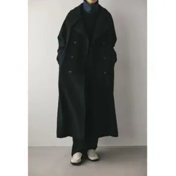 [새상품급] STYLEMIXER 2WAY 컬러 울 롱 더블 코트