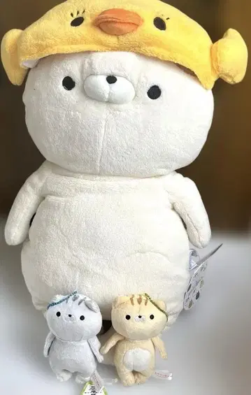 오카에리 소노다군 HUG 구루미 마스코트 오리 모자 봉제 인형 미무라
