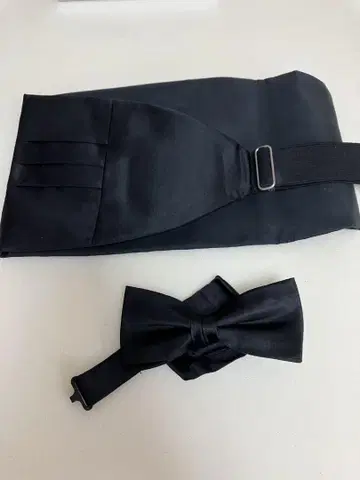 Franco Maria 블랙 보타이 서스펜더 세트