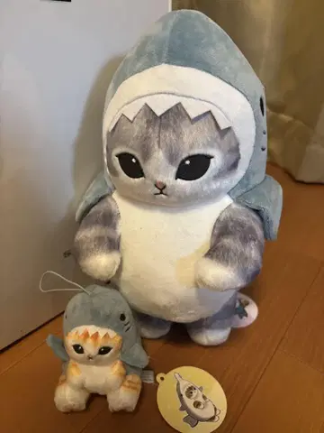 mofusand 상어 냥 봉제 인형 세트
