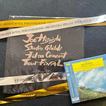 히사키 요시오 스튜디오 지브리 필름 콘서트 CD 팜플렛 은테 세트