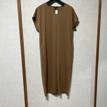 V넥 반팔 티셔츠 원피스