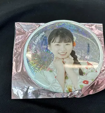 사쿠라자카46 이나쿠마 히나 캔뱃지 2025년 유카타 의상 레어 반짝반짝