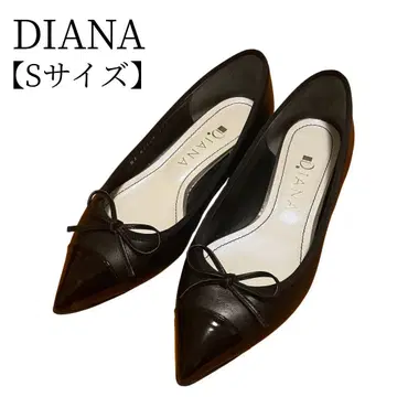 [새상품급] DIANA 스틸레토 펌프스 블랙 리본 S 사이즈