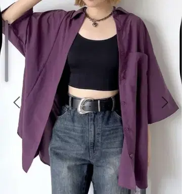 부드러운 터치 루즈 셔츠