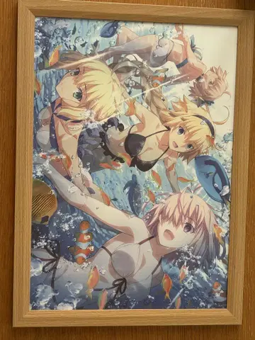 FGO 한정판 포스터 매거진