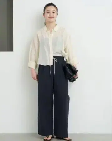 IENA 이에나 덤프 마린 이지 팬츠 네이비