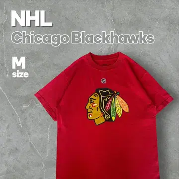 NHL 블랙호크스 시카고 하키 팀 T 빨간색 M 칼리지 구제 의류