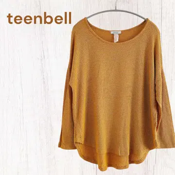 teenbell 머스타드 긴팔 니트 스웨터