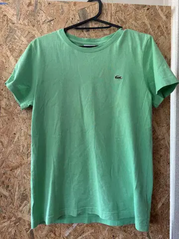 LACOSTE 그린 티셔츠 사이즈 2