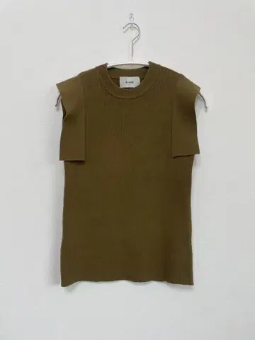 CLANE 썸머 스퀘어 슬리브 니트
