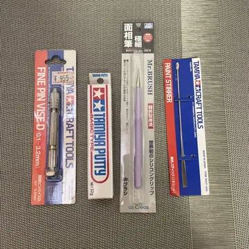 7254 타미야 타미야 퍼티 베이직 타입 정밀 핑 바이스 붓 색조