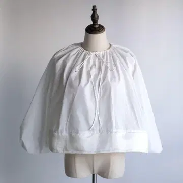 포아 pois gather2way blouse 화이트