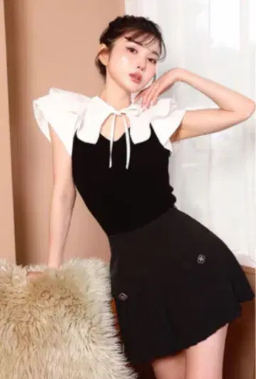 다리치 니트 탑