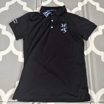 Admiral 블랙 피케 셔츠 메쉬