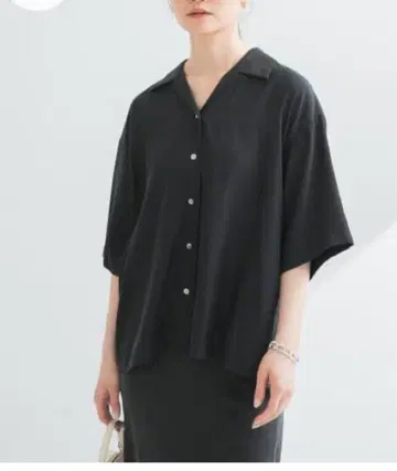 어반 리서치 접촉 냉감 큐프라 오픈 카라 셔츠