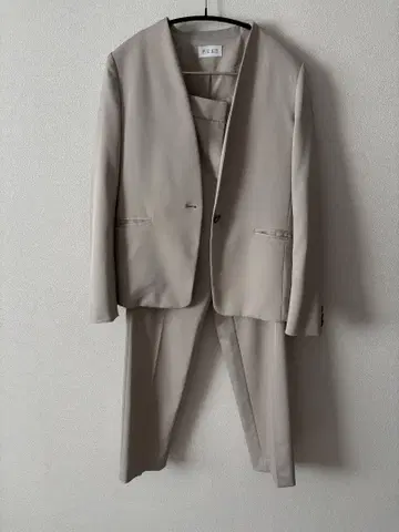 새상품급 PLST 노카라 자켓 팬츠 셋업