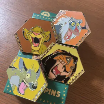 WDW 라이온 킹 핀 배지 3개 세트