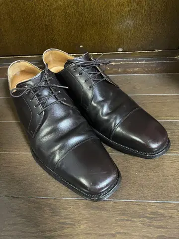 스카치 그레인 다크 브라운 신발 25.5cm