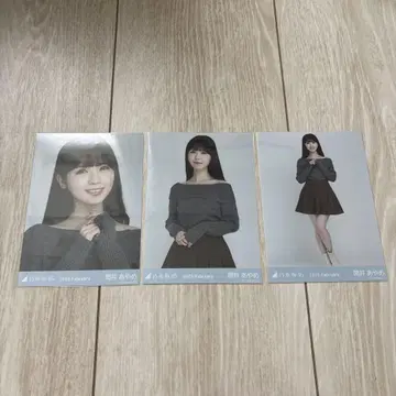 노기자카46 츠츠이 아야메 브로마이드 오프숄더 니트 컴프 February