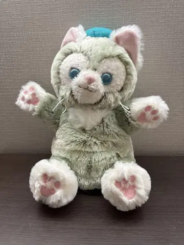 Disney 젤라토니 봉제 인형 초록색 파란 모자