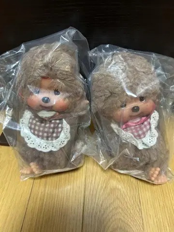 [미개봉] 모코모코 스위트 브라운 몬치치 봉제 인형 2체 세트