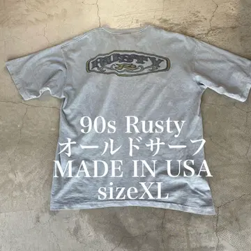 90s Rusty 올드 서핑 MADE IN USA sizeXL
