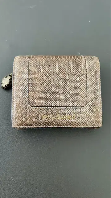 BULGARI 세르펜티 포에버 브라운 3단 폴더형 지갑