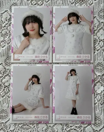 사쿠라자카46 [ 모리타 히카루 ] 2021년 산타 의상 4 세트