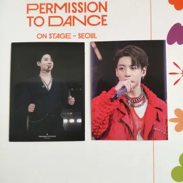 PERMISSION TO DANCE 포토카드 2매 세트