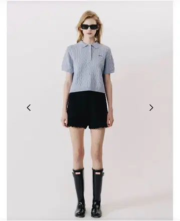 Union Knit Short Pants black free 사이즈