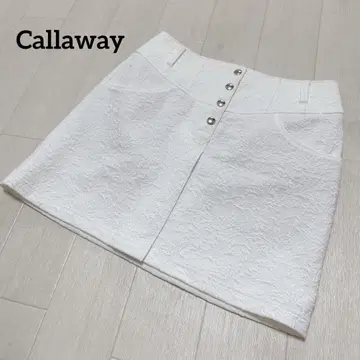 캘러웨이 골프 스커트 보타니컬 플로키 스냅 버튼 L 사이즈