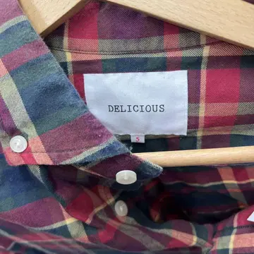 DELICIOUS 체크 무늬 플란넬 셔츠 사이즈 5 DELICIOUS
