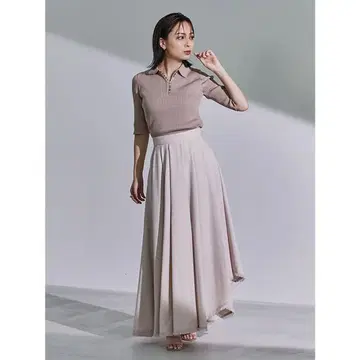 804t*새상품급 아뉴앙스 anuans 아시메 헴 프린지 스커트
